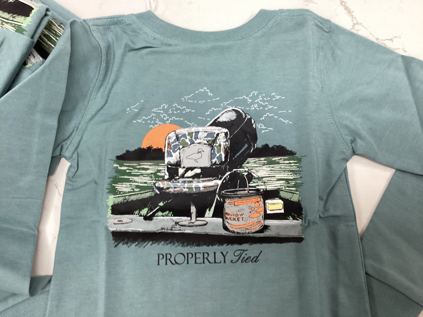 PT Boys Gone Fishin’ LS Steel Blue