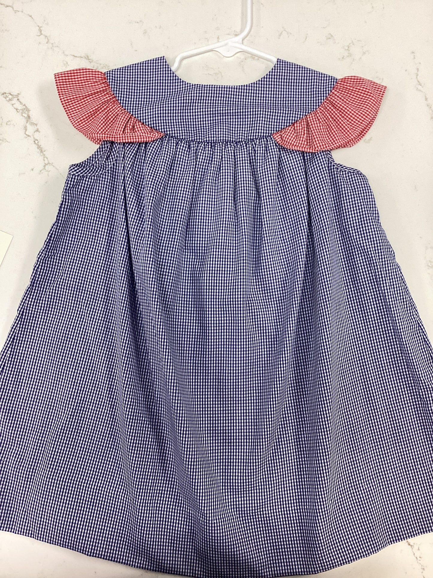 BB Blue and Red Dress