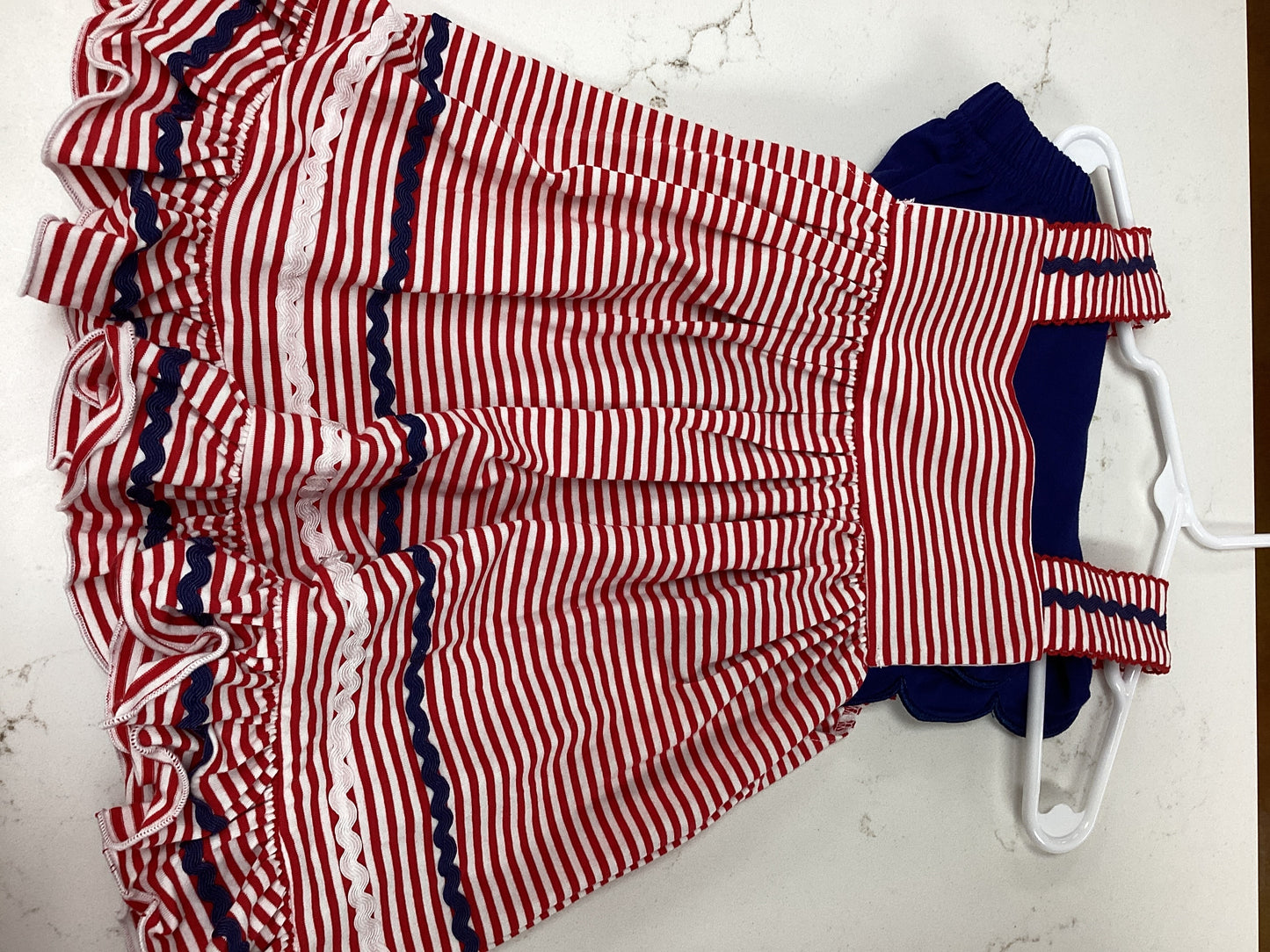 LL&C Red White & Blue Girls Set