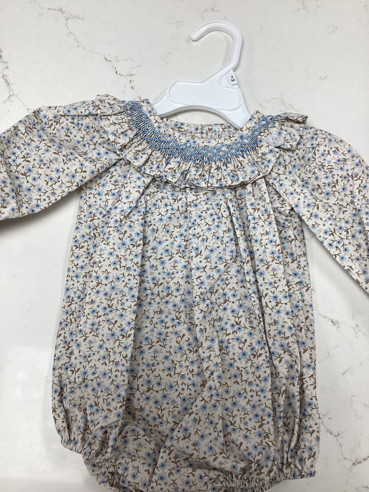 ZK Dust Blue Floral Bubble