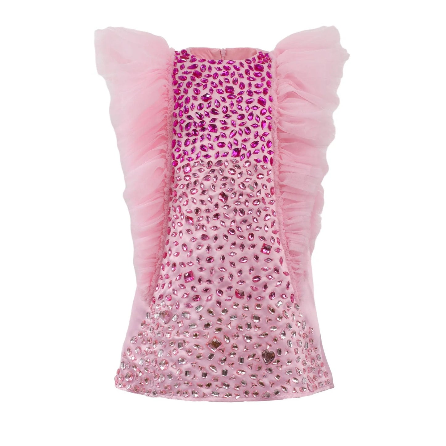 Pink Bejeweled Dress