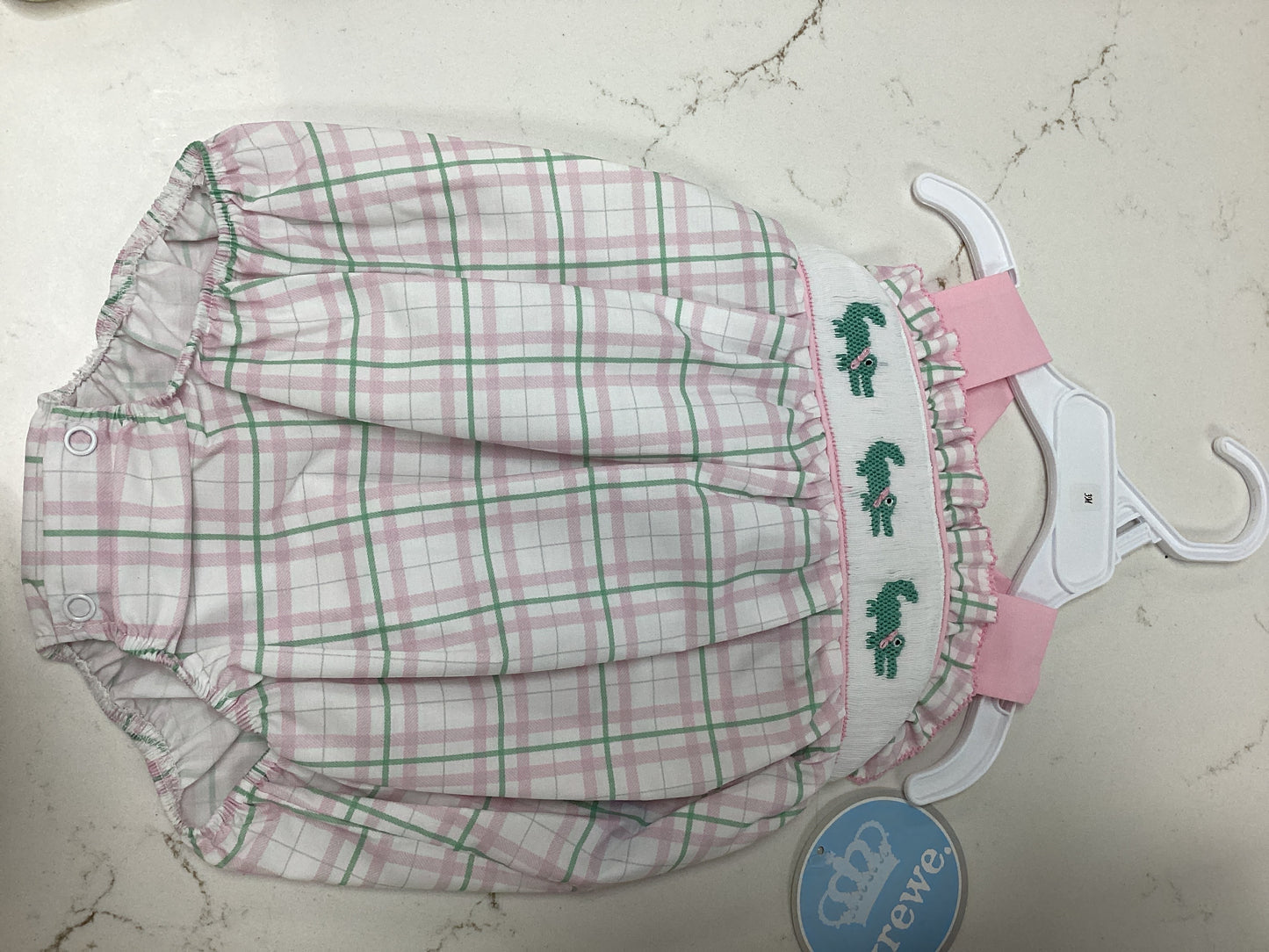 Krewe Girls Alligator Plaid Bubble