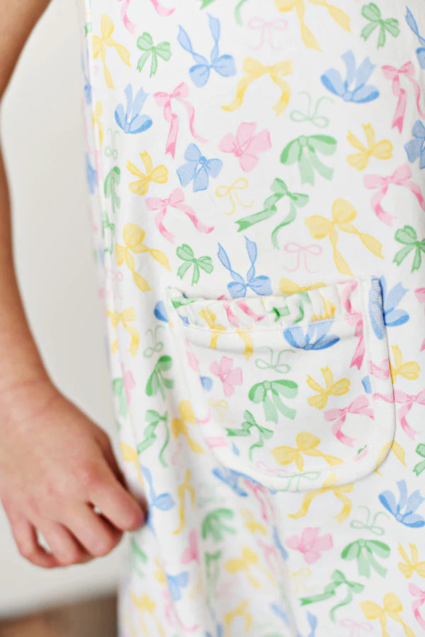 Swoon Girl Pocket Bow Dress