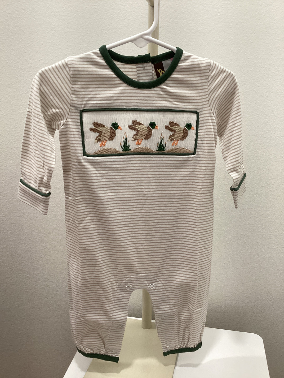 BS Smocked Duck Romper