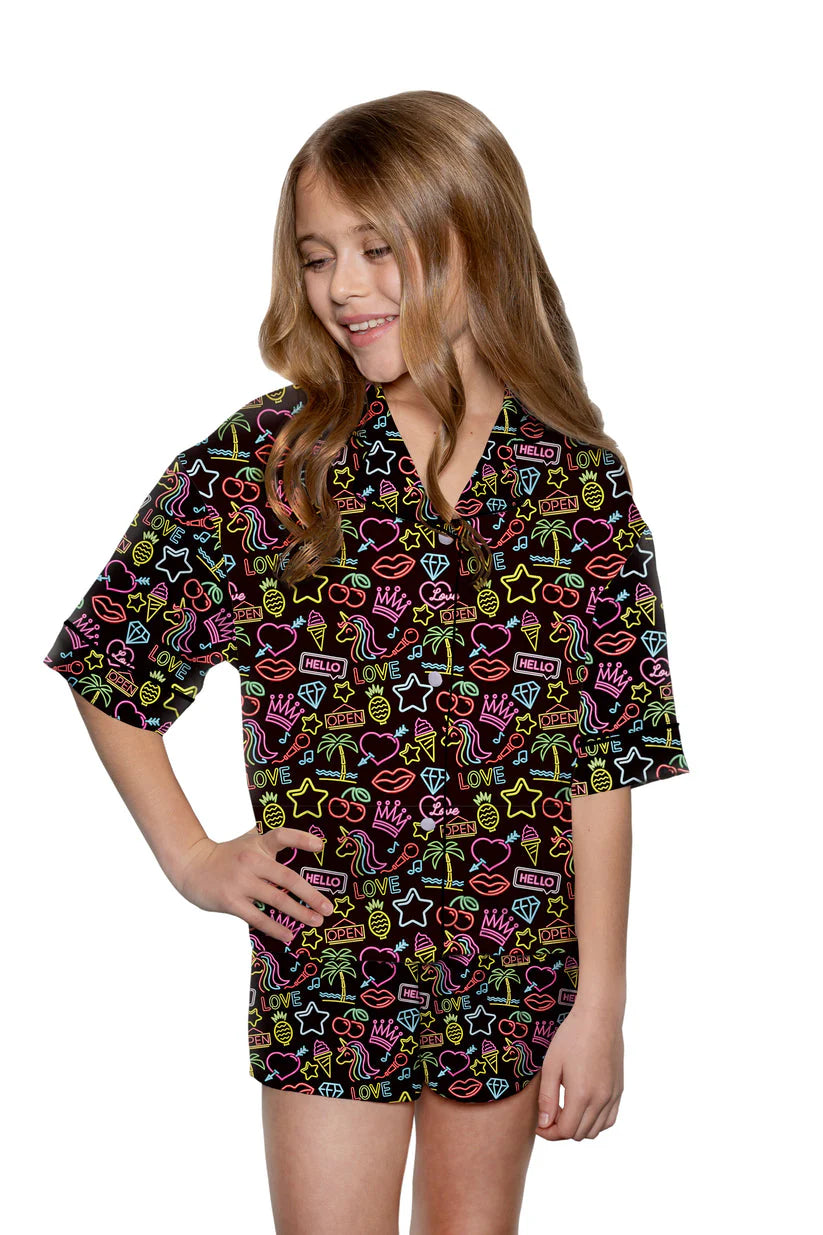 Crazy Neon Girly Pjs