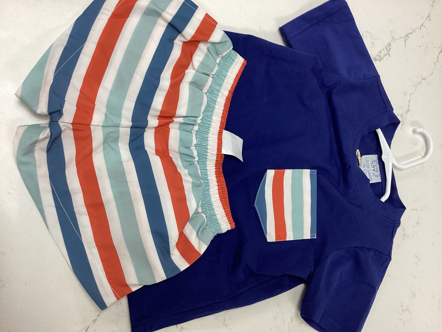 LL&C Navy Stripe Set