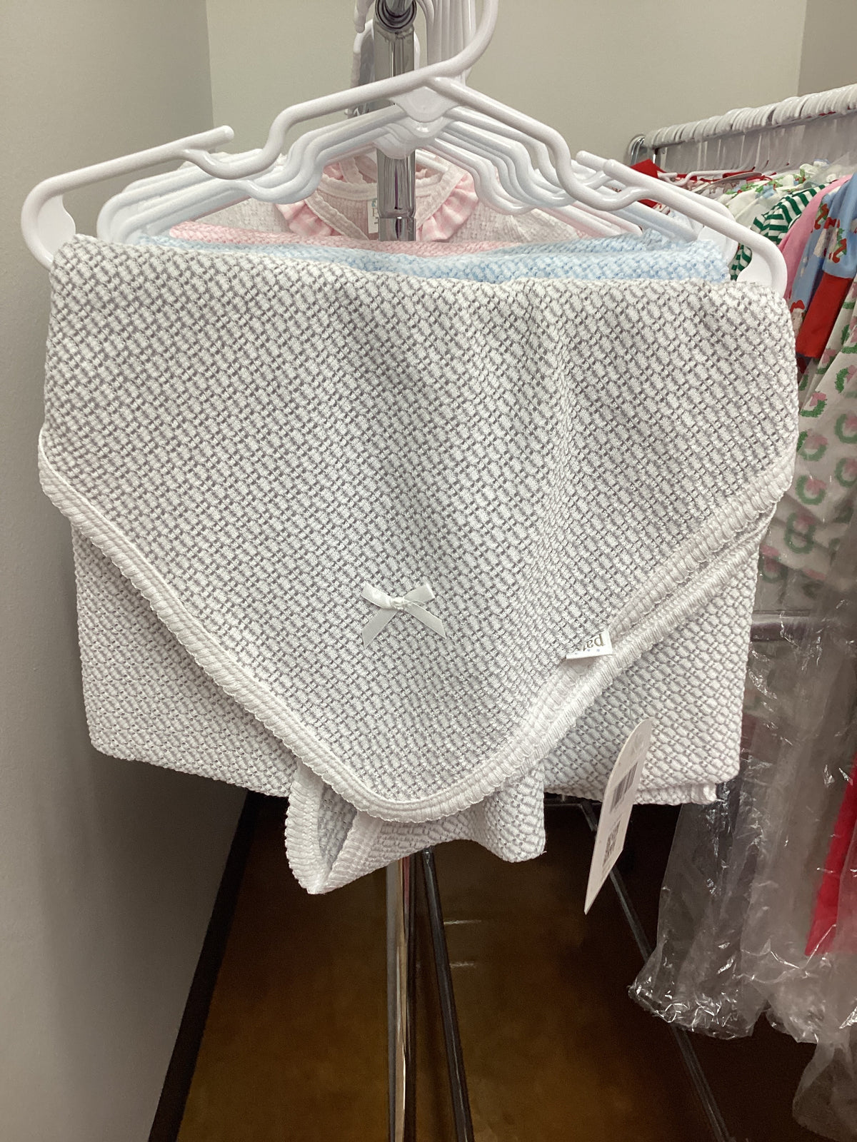 Grey Paty Swaddle Blanket