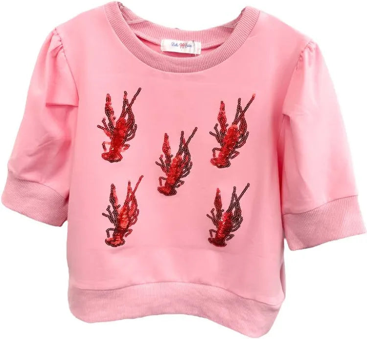 LB Sequin Crawfish Shirt