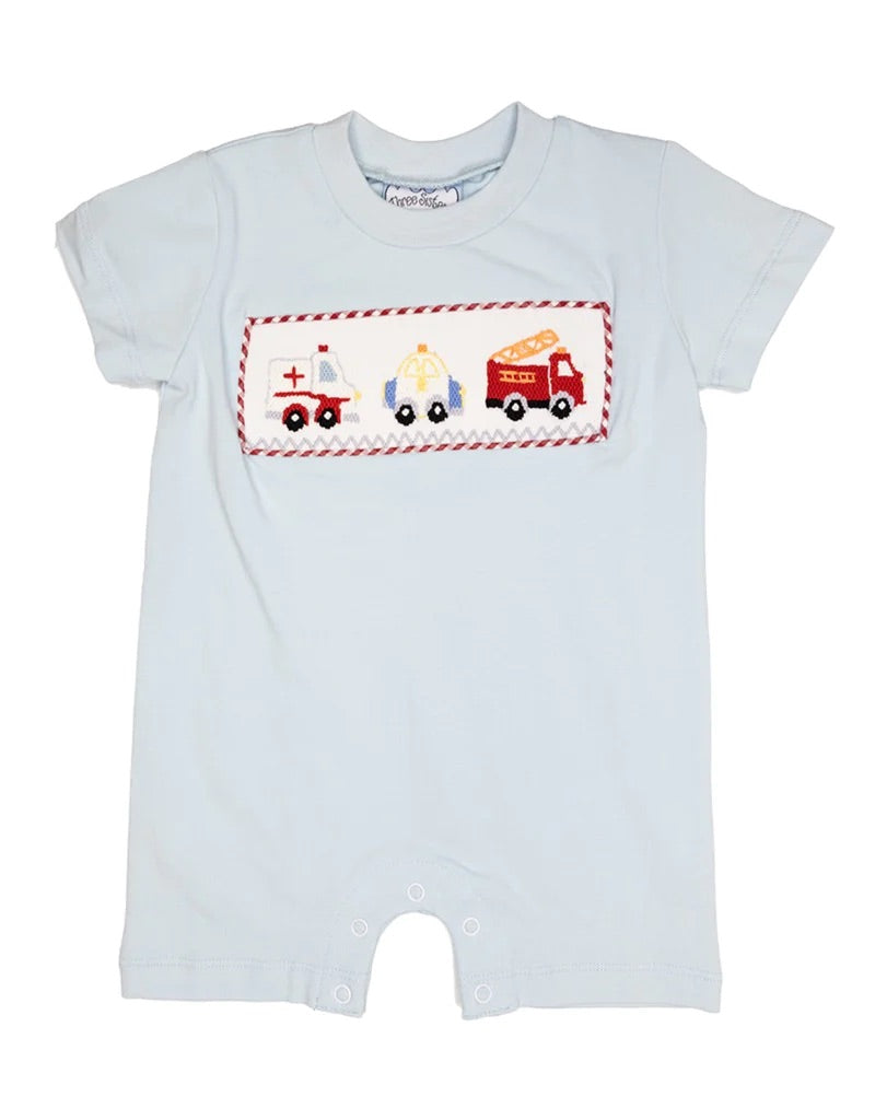 Emergency Vehicles Romper