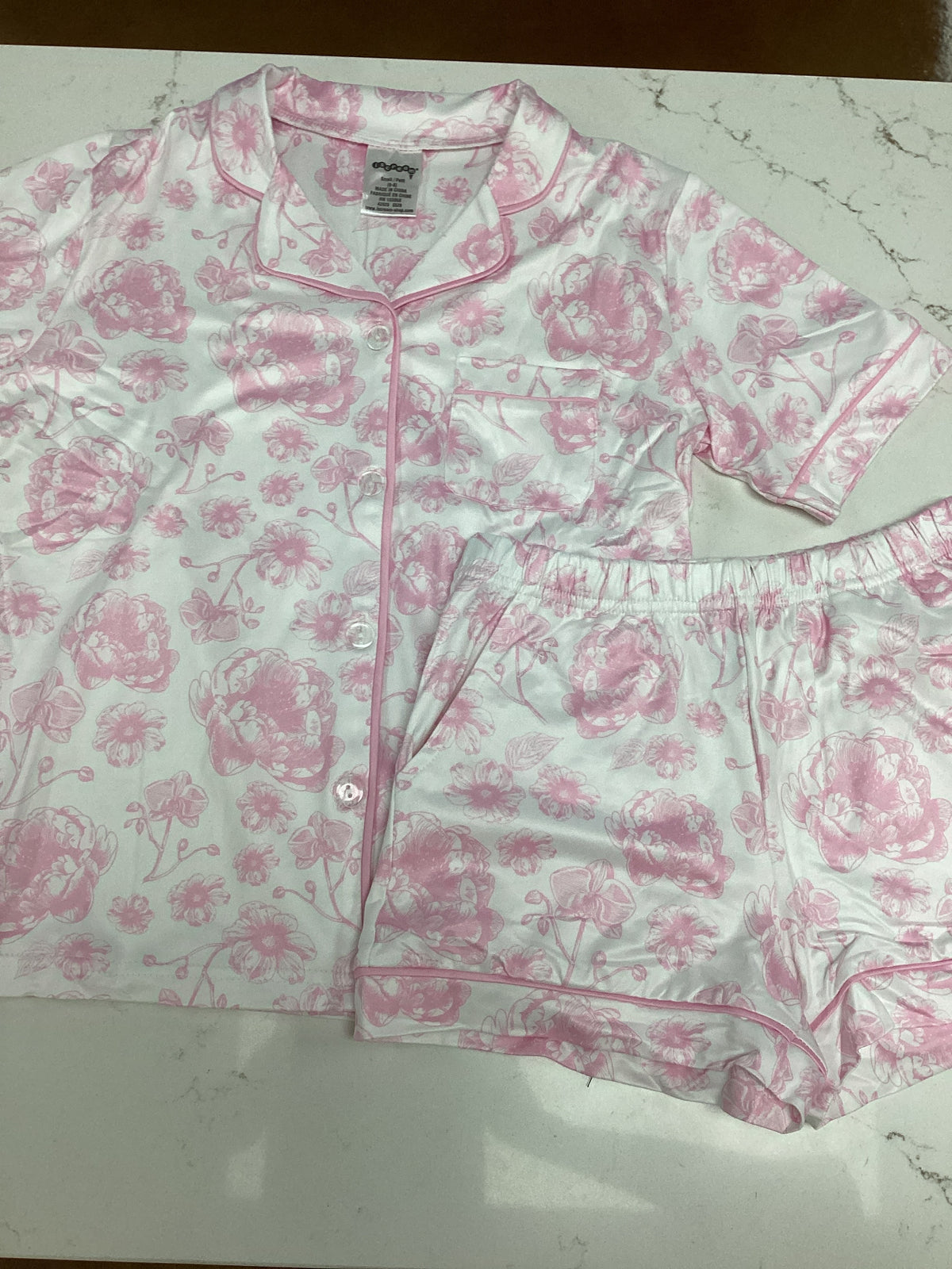 Pretty Pink Toile PJ Set