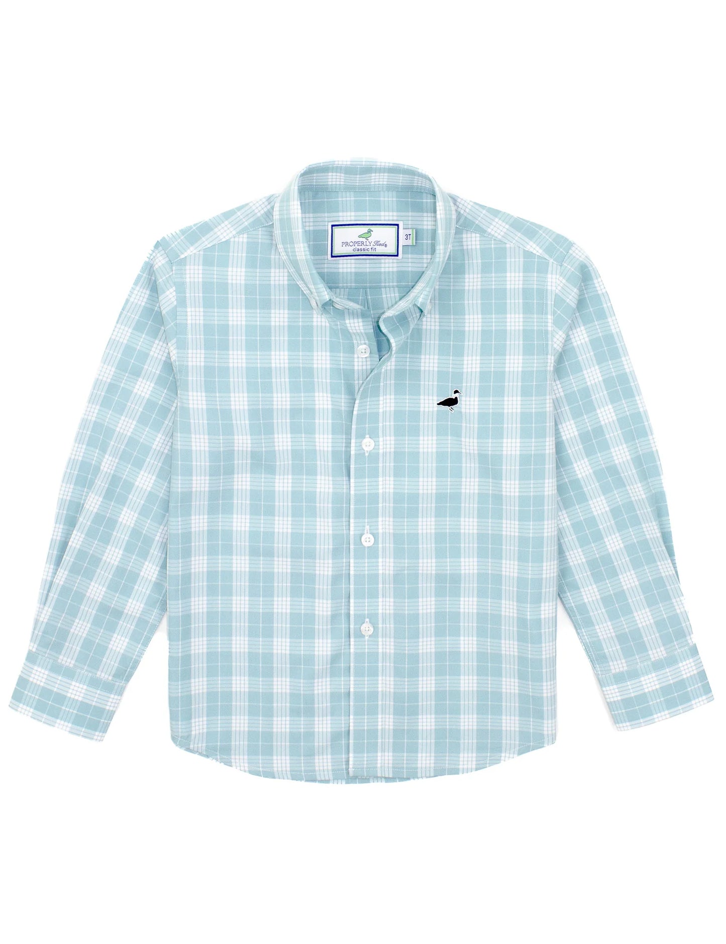 Boys Seaonal Spanish Moss Button Up