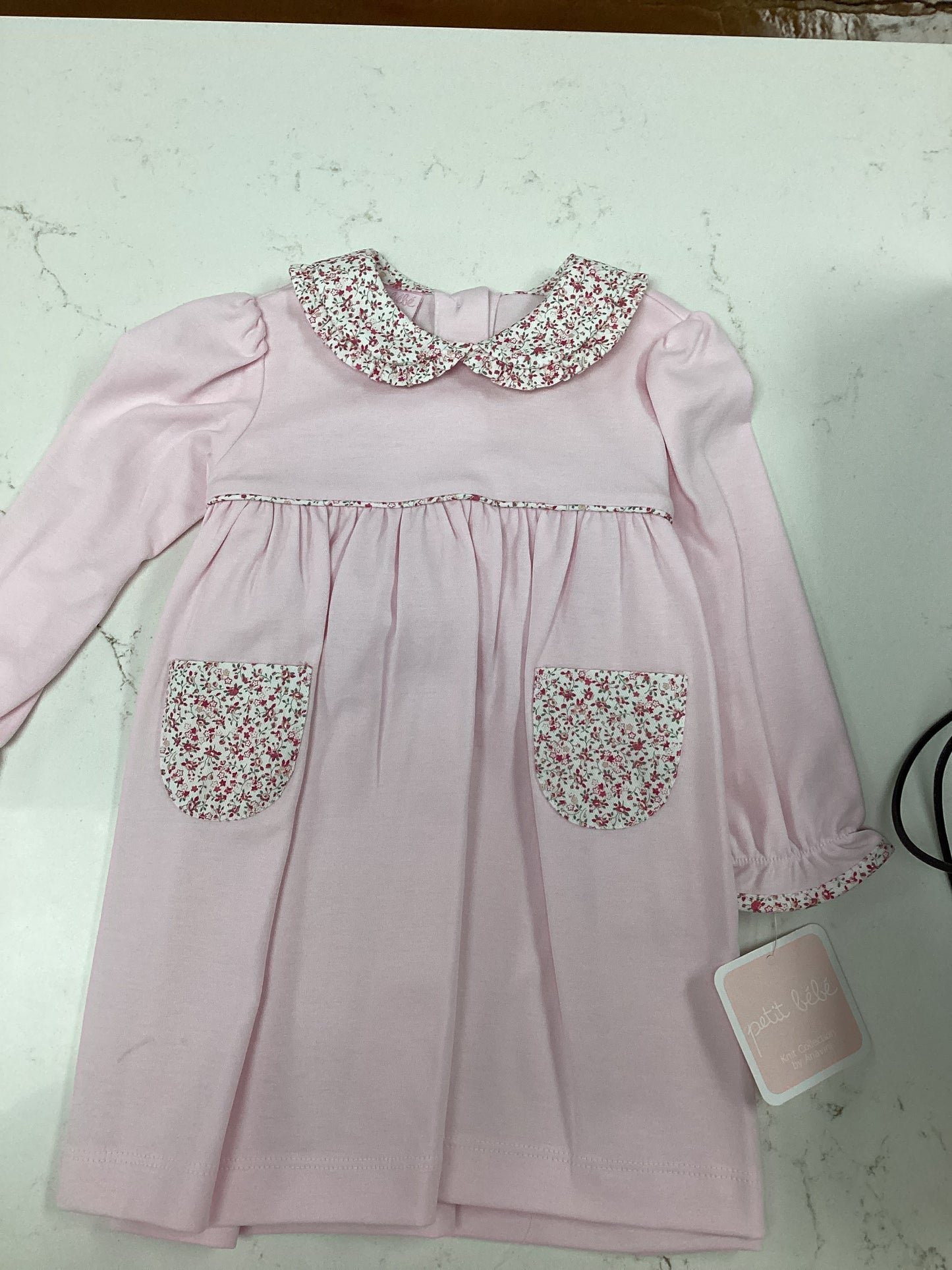 Petite Bebe Floral Collar Dress