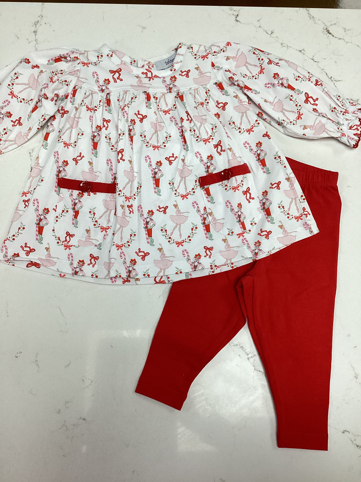 Ballerina & Candy Cane Pant Set