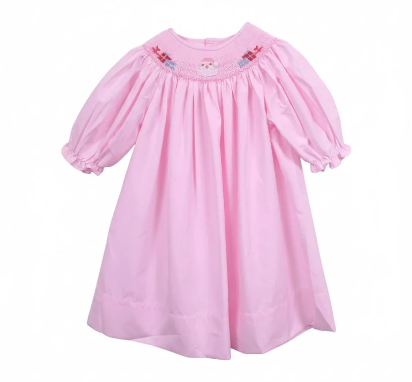 SD Santa & Present Smocked Dress