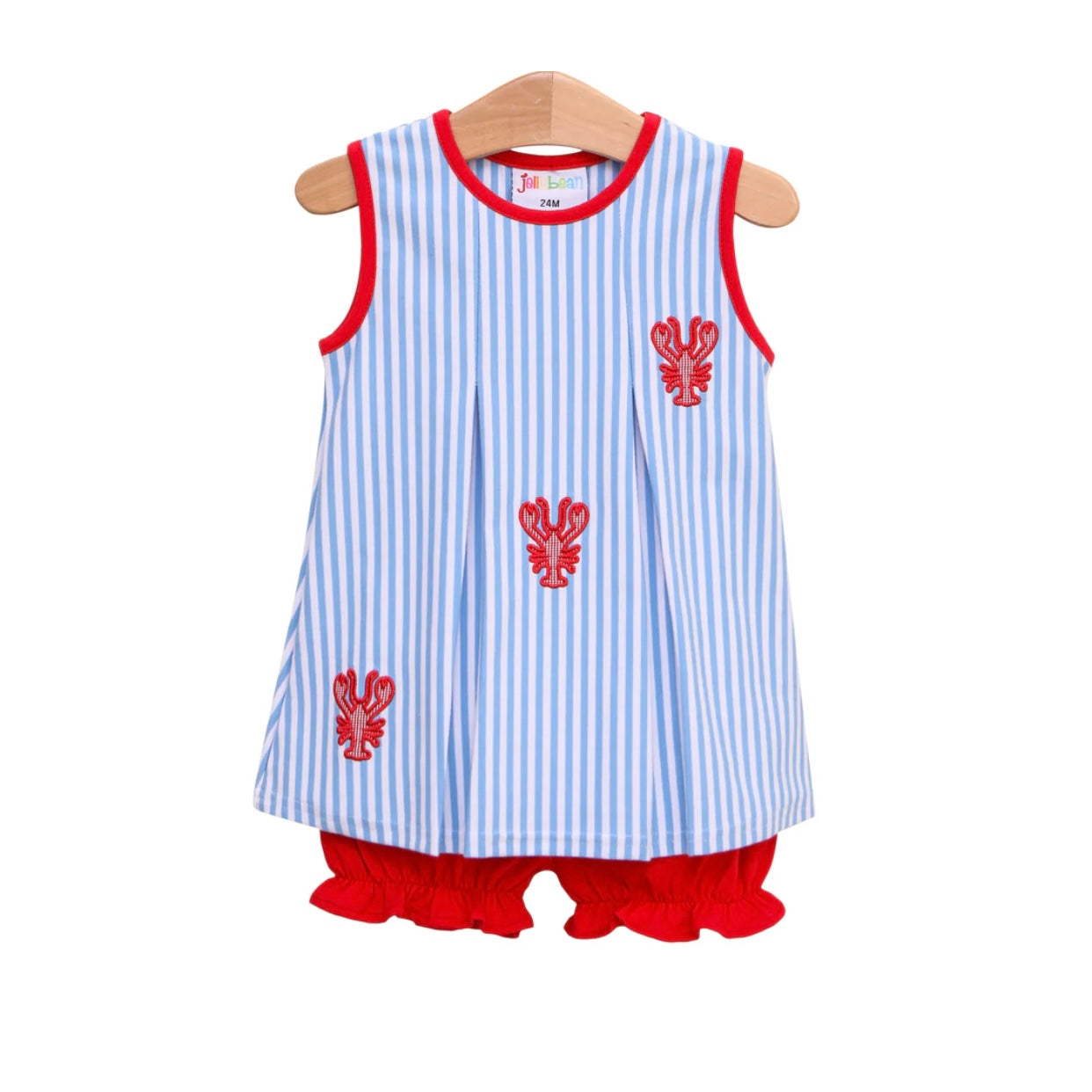 Crawfish Pleat Bloomer Set