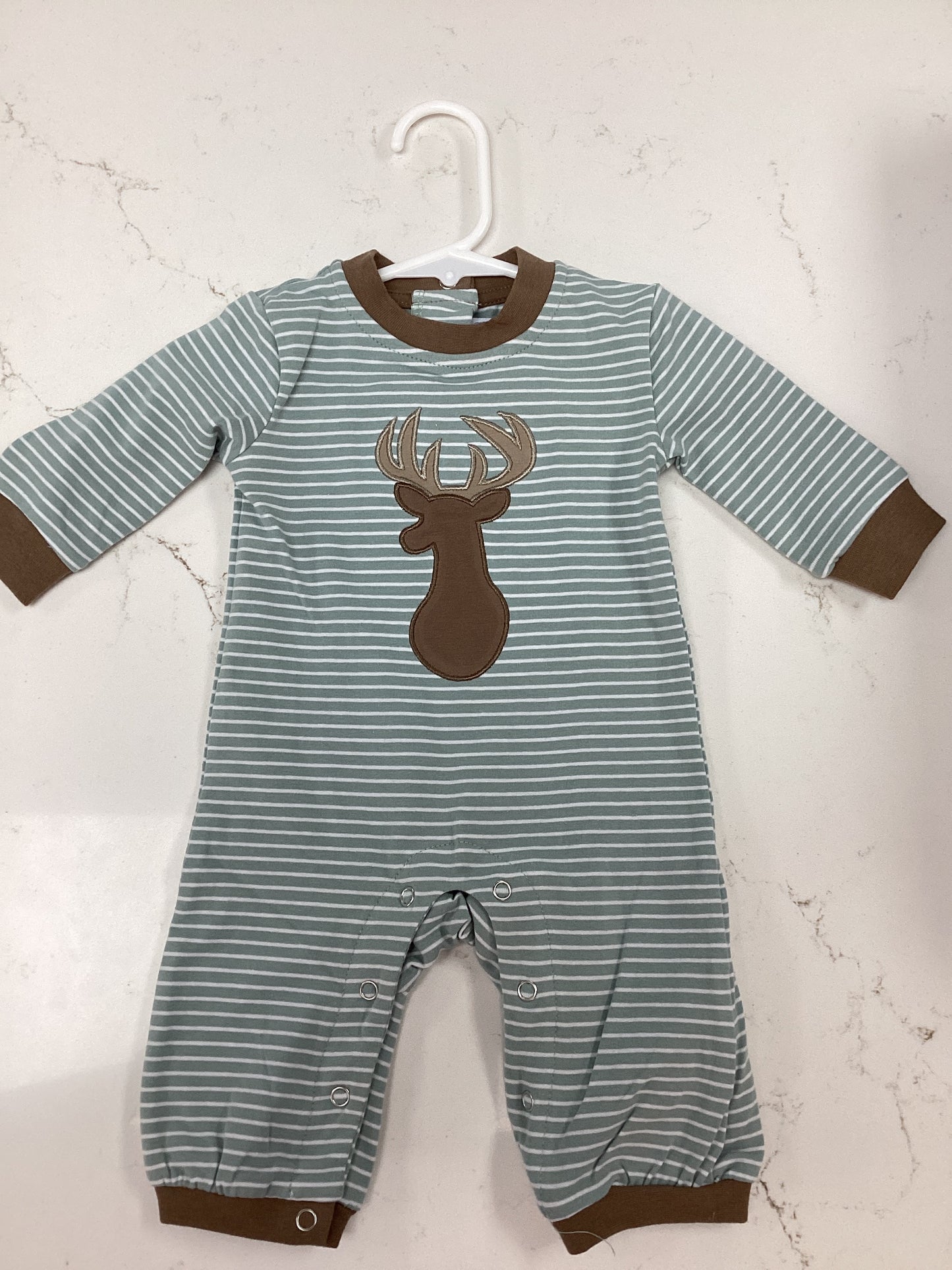 TS Striped Deer Romper