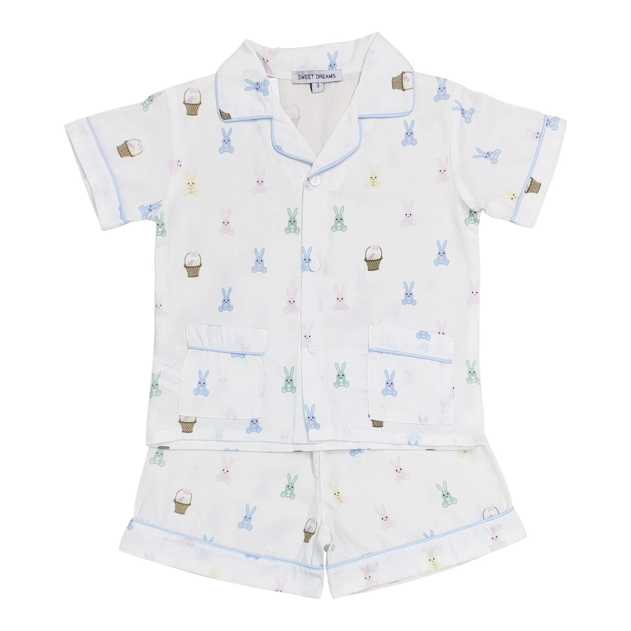 SD Easter Print Short Sleeve Pajamas