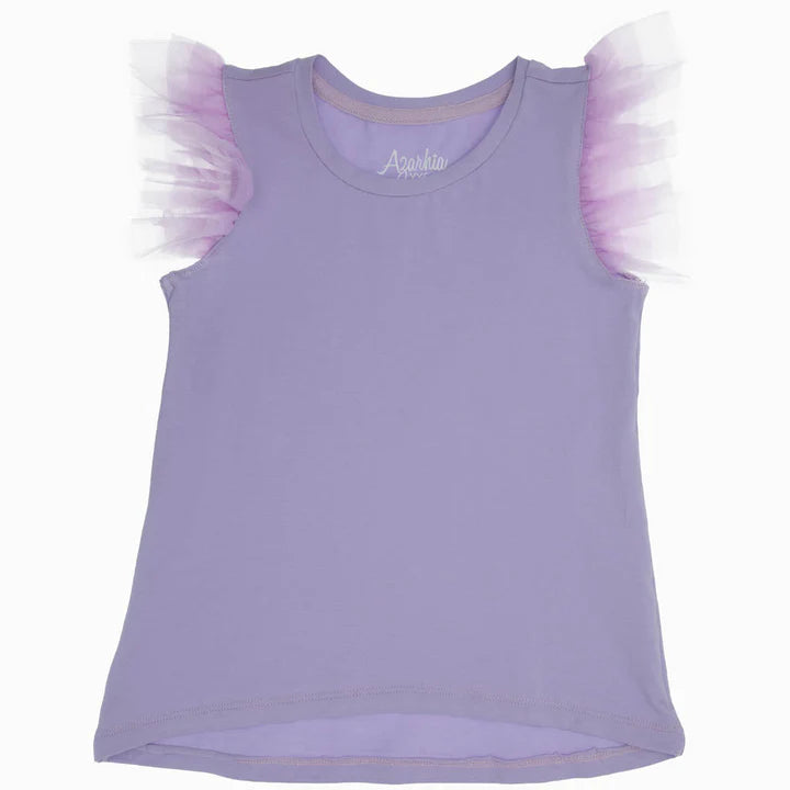 Lavender Tulle Tee