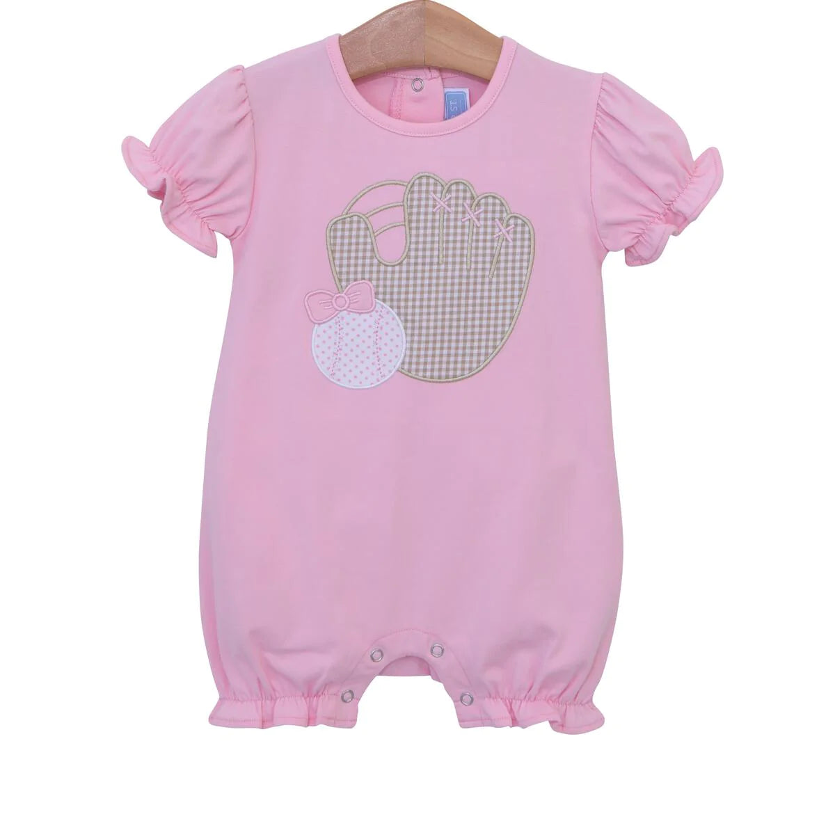 Baseball Ruffle Romper