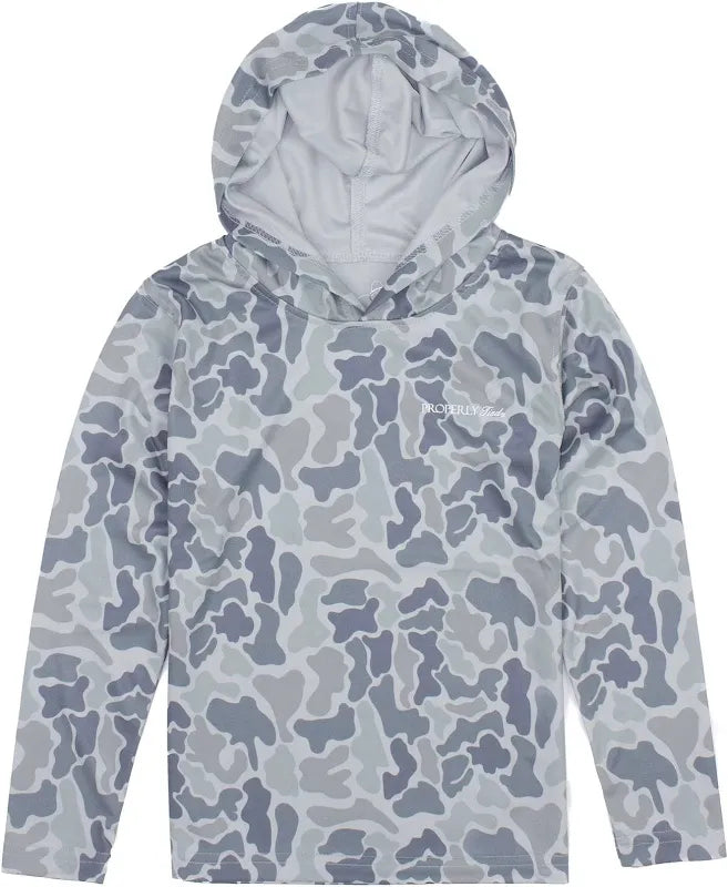 Boys PP Polar Camo Performance Hoodie