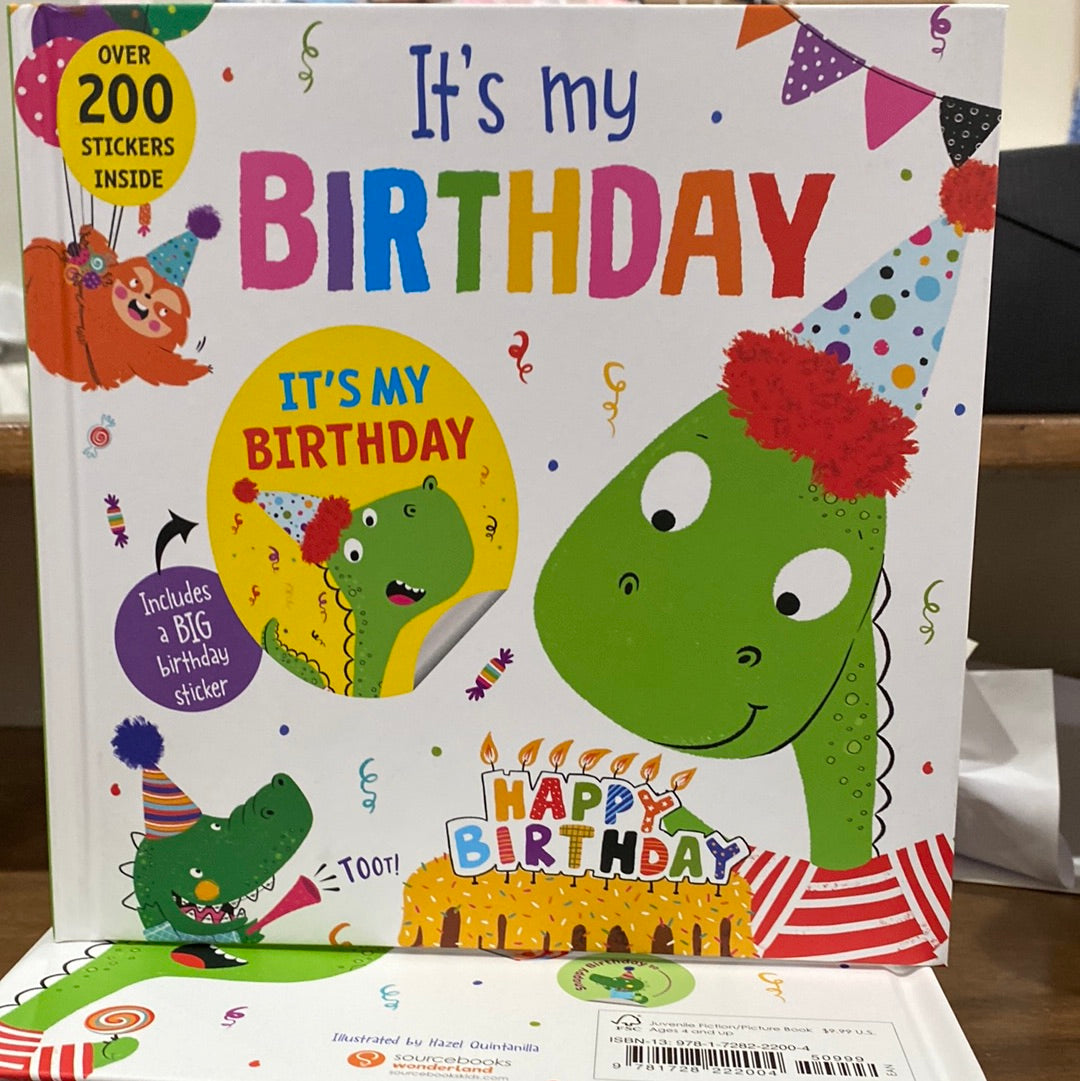 It’s my Birthday Book Dino