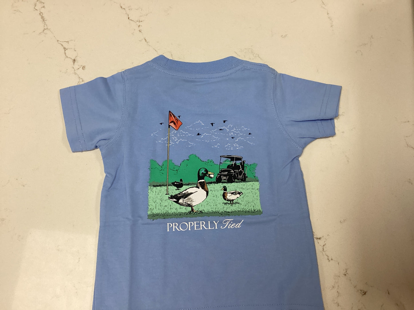 Baby Fowl Play SS Light Blue