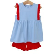 Josie Short Set- Red White Blue