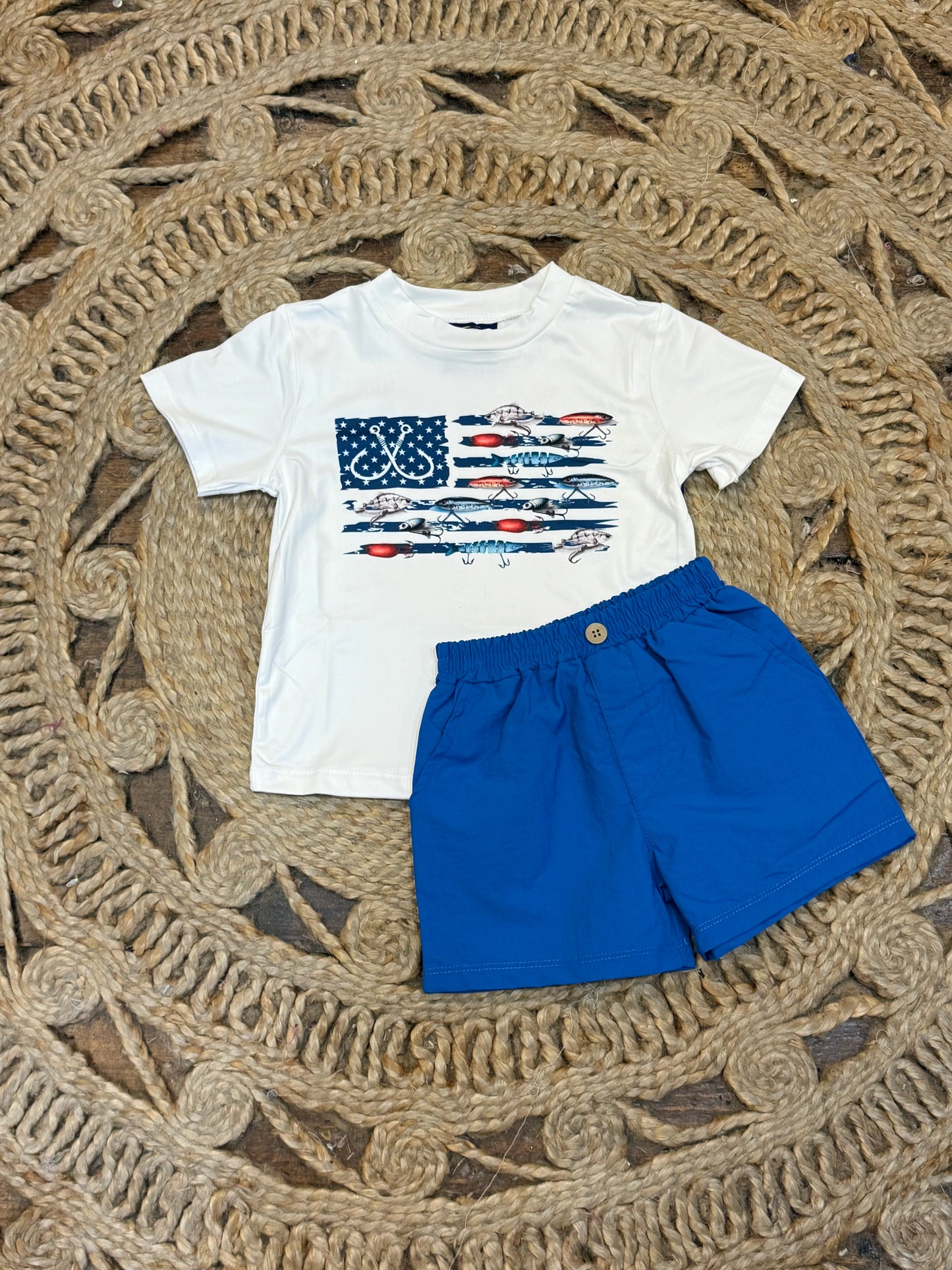 EJ Fishing Flag Tee