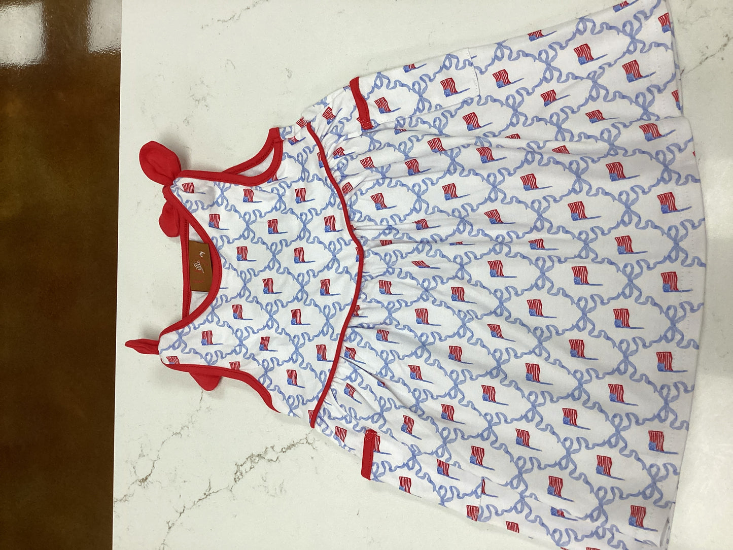 MJ Bow 4th of July Dress