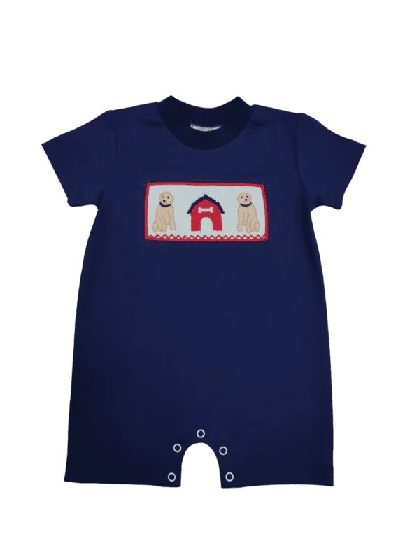 Puppy Pal Smocked Romper
