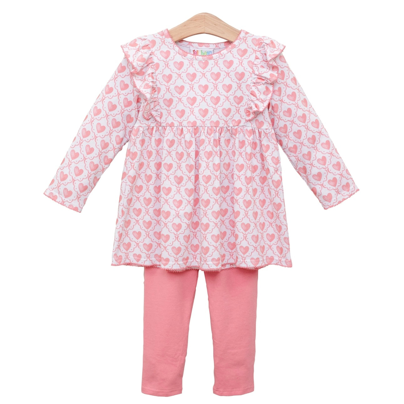 Watercolor Heart Pants Set