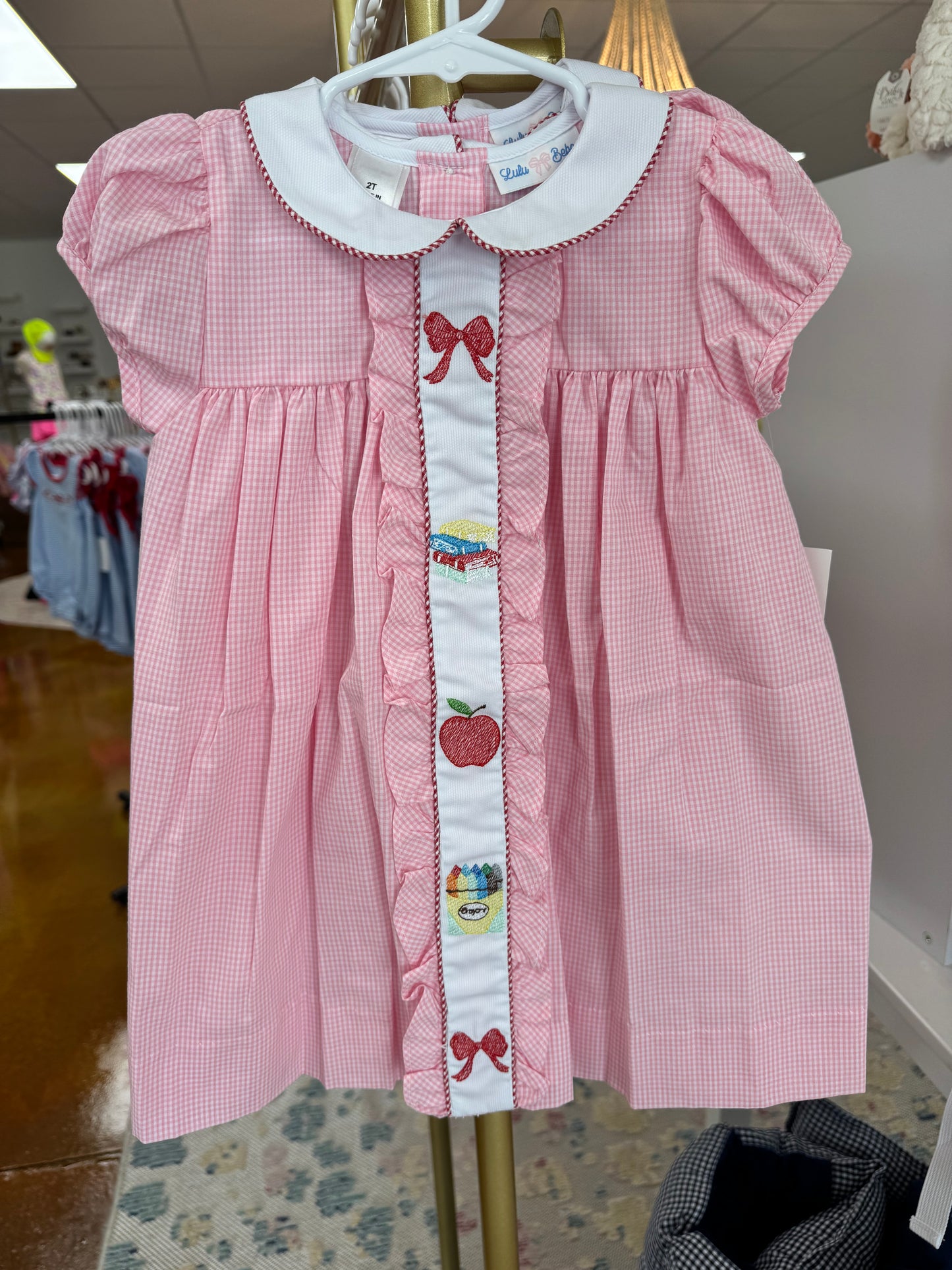 School Embroidery Dress - LB