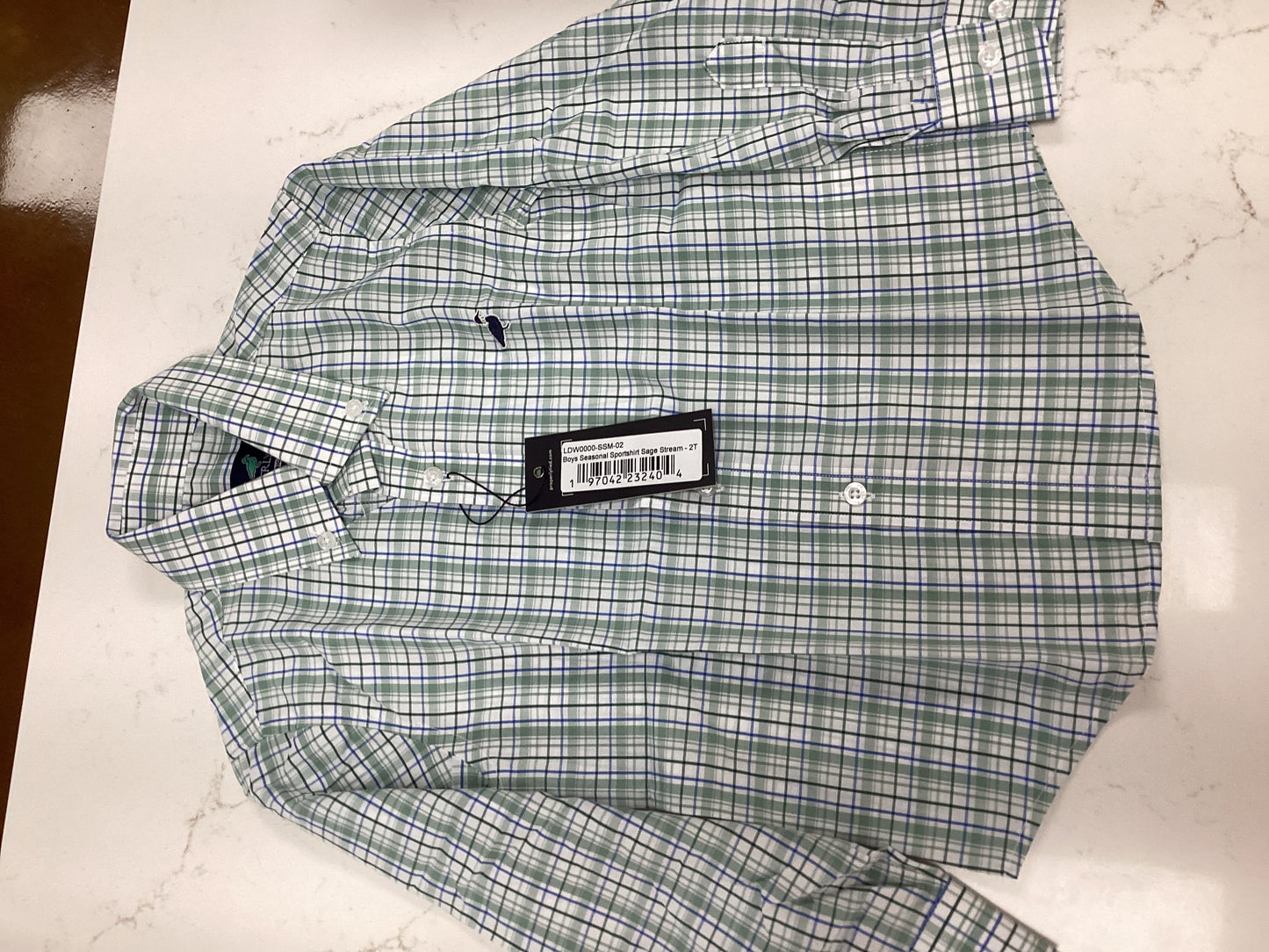 PT Seasonal Sportshirt Sage Stream