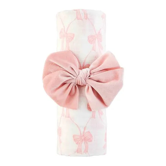 MP Baby Girl Swaddle and Headband