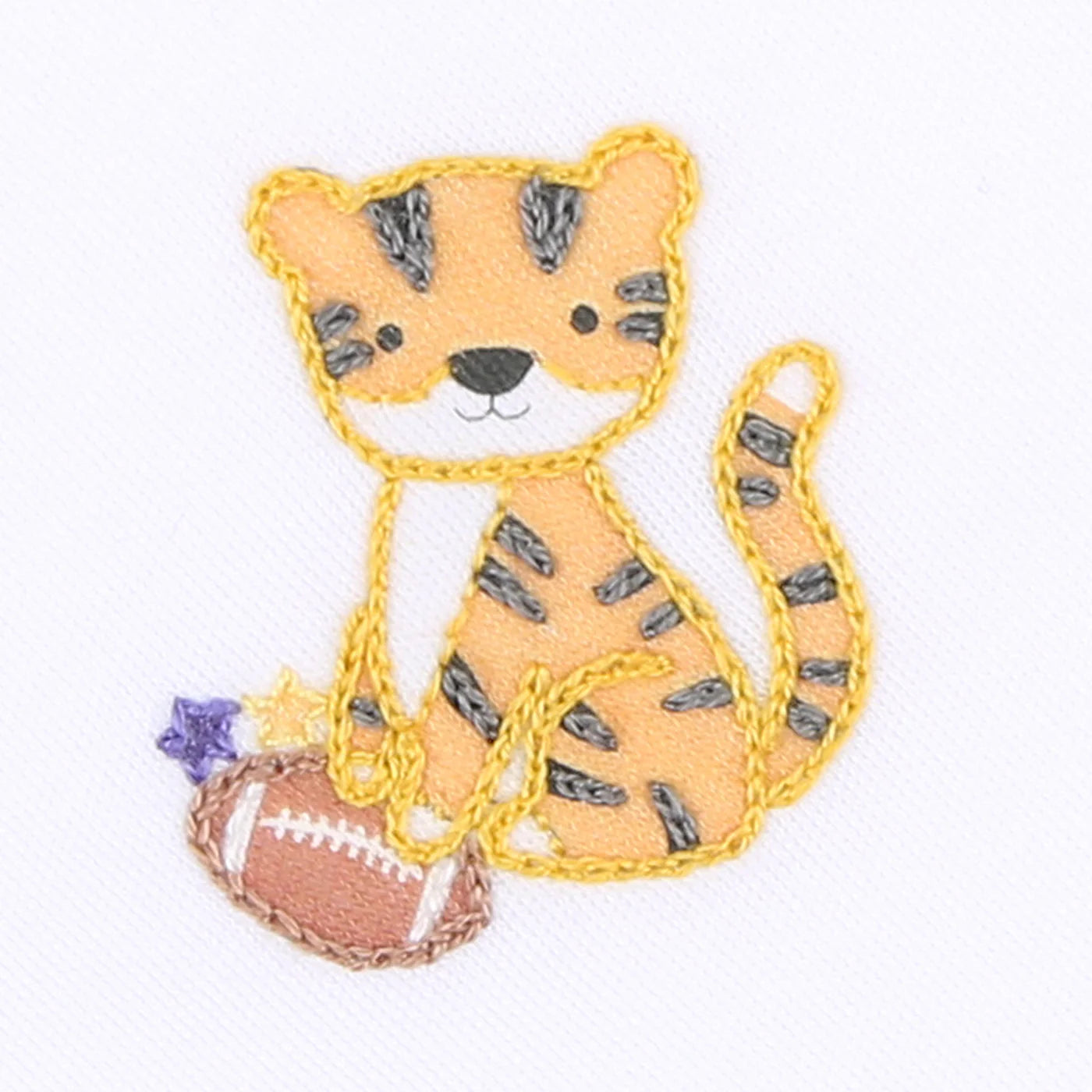 Tiger Pride Emb Short Playsuit