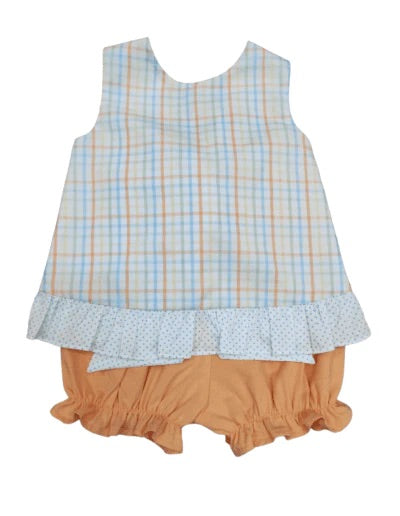 Spring Gingham Bloomer Set