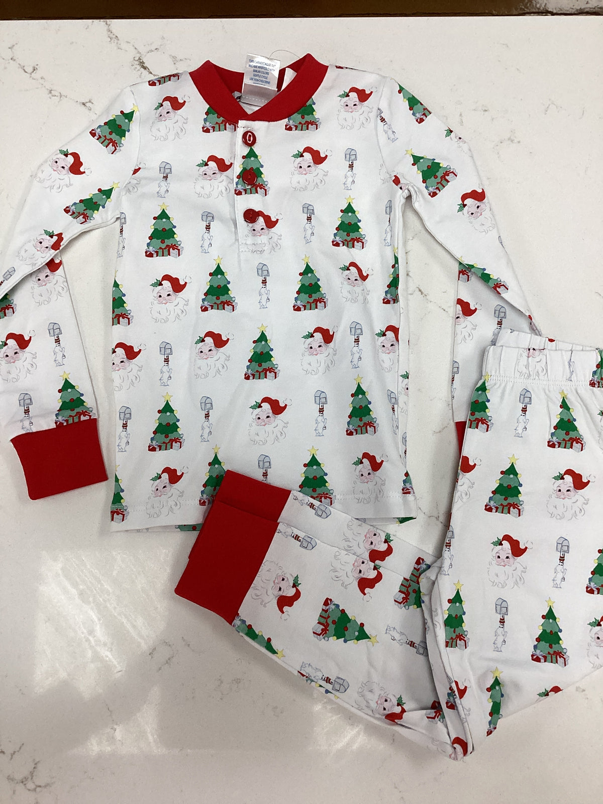 Ishtex Boys Santa Pajama Set