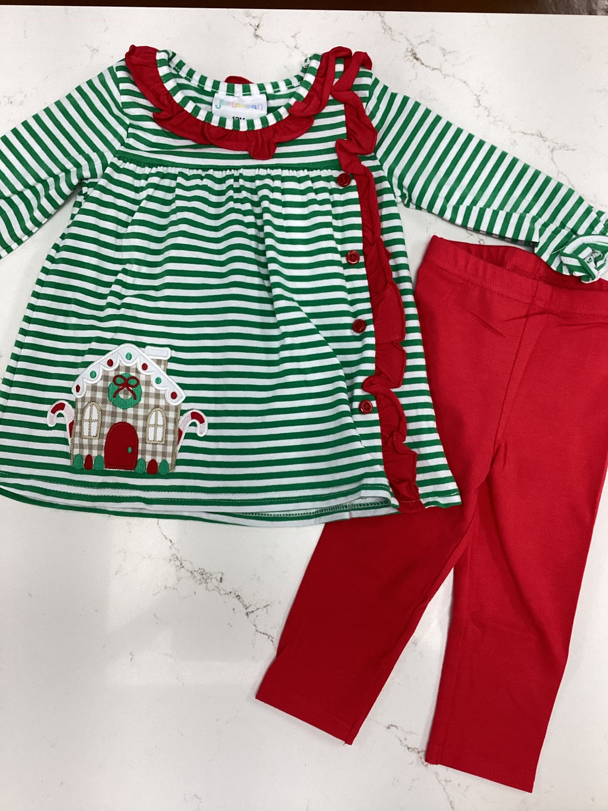 Jellybean Gingerbread Leggings Set