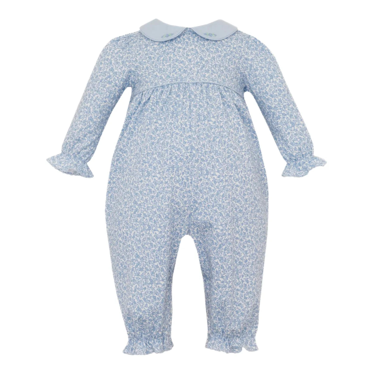 PB Blue Liberty Floral Romper