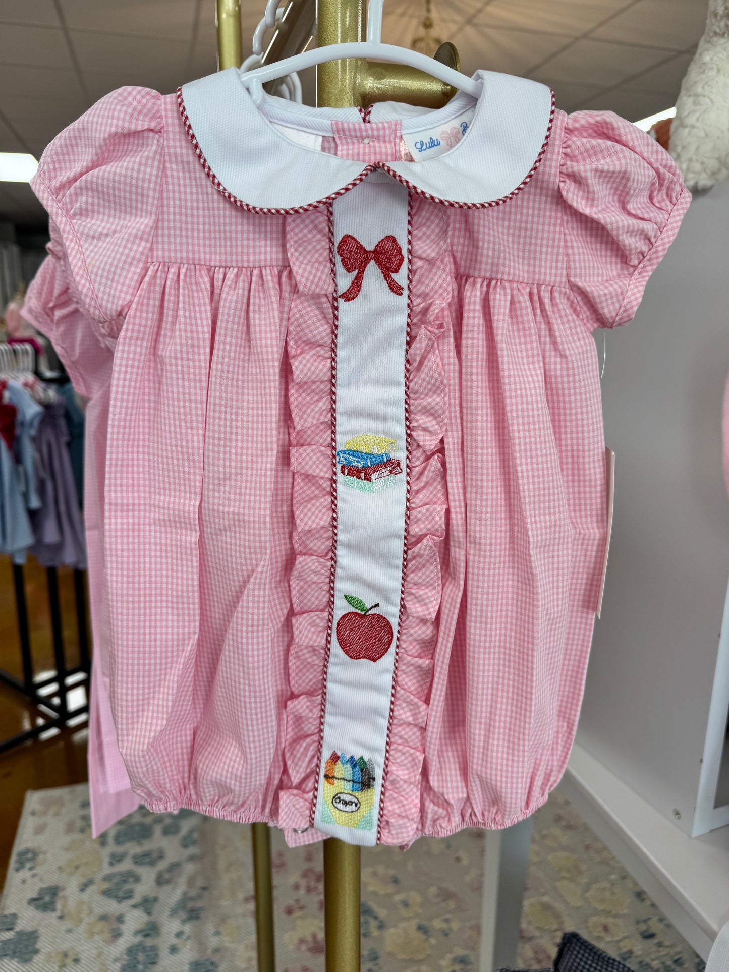 School Embroidery Bubble LB