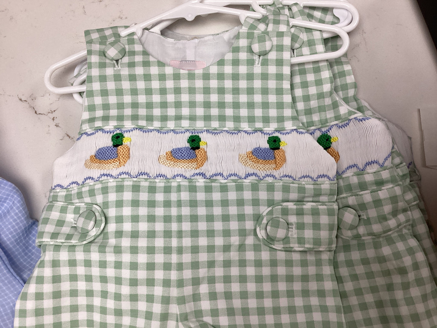 Shop Teeta Boys Smocked Mallard Romper