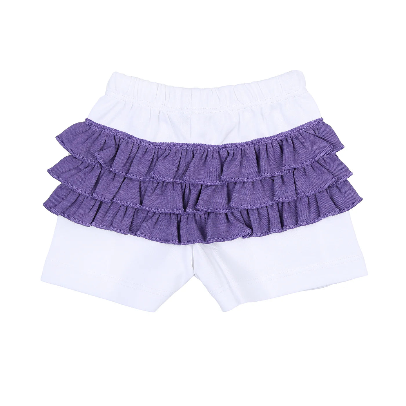 TIGER FOOTBALL FLUTTERS SHORT SET - PURPLE/GOLD