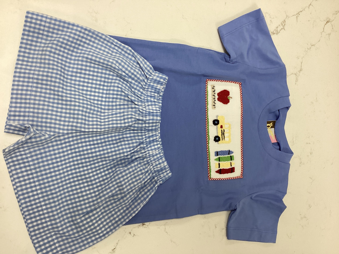 Wheels on the Bus Boys Shorts Set