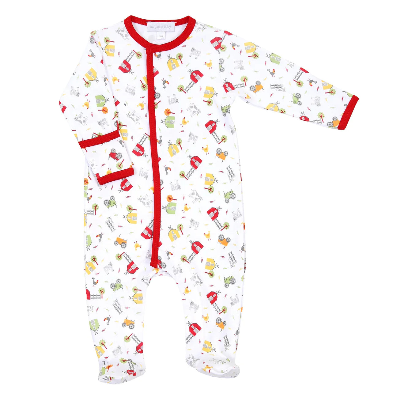 Down on the Farm printed footie