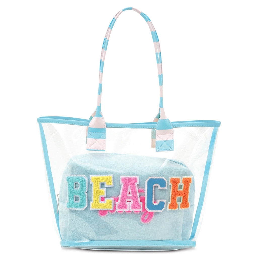 Beach Clear Tote Bag Set