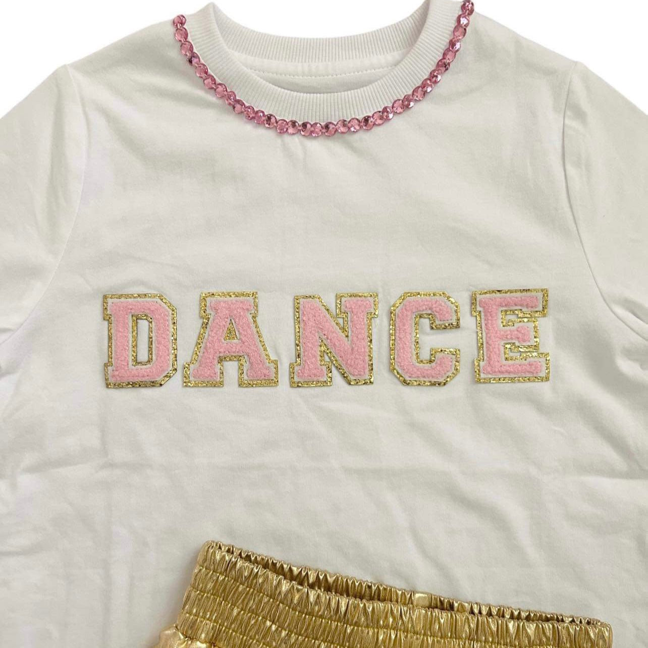 DANCE rhinestone shirt