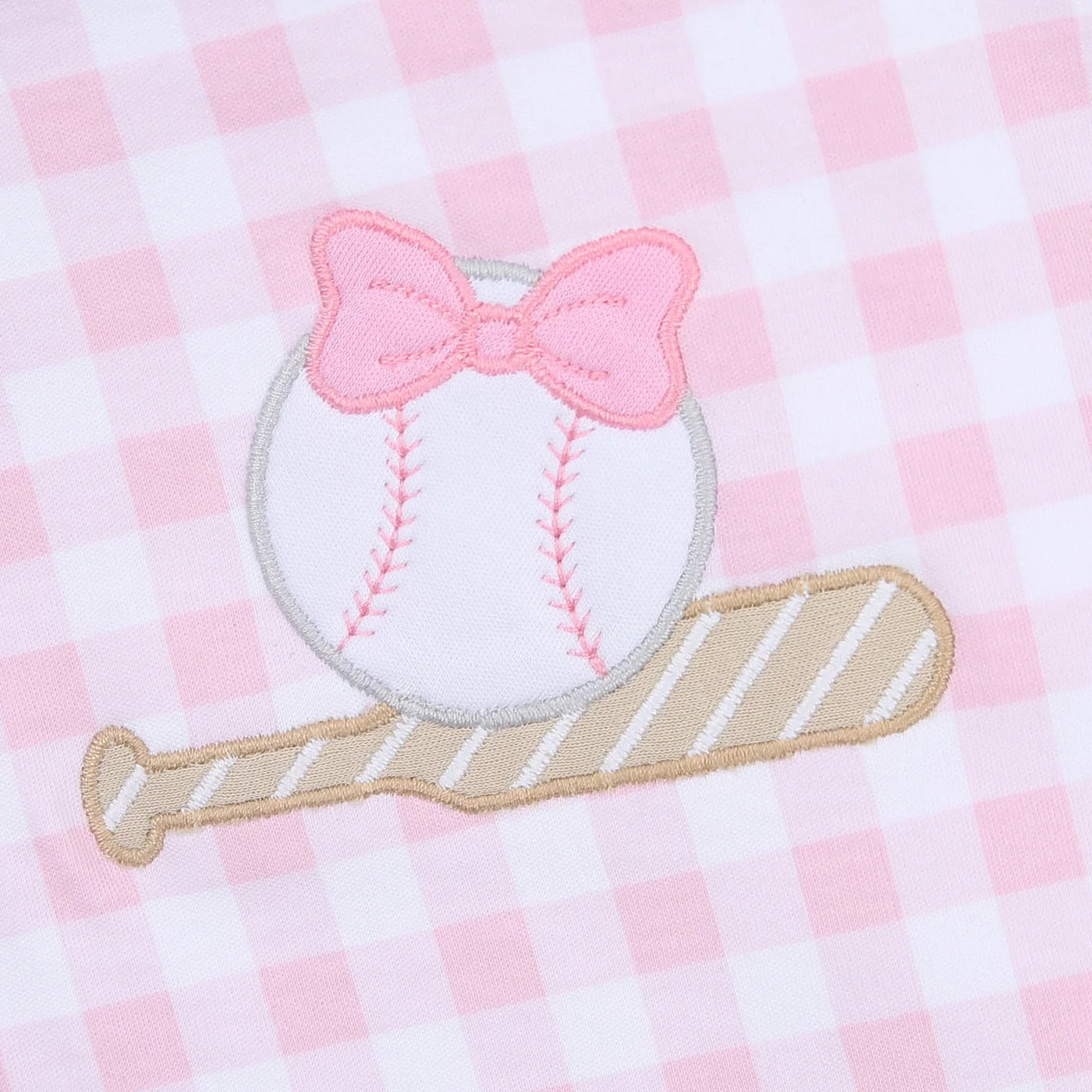 Batter Up Applique Sleeveless Bubble