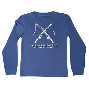 Fishing Rods Graphic Navy Tee