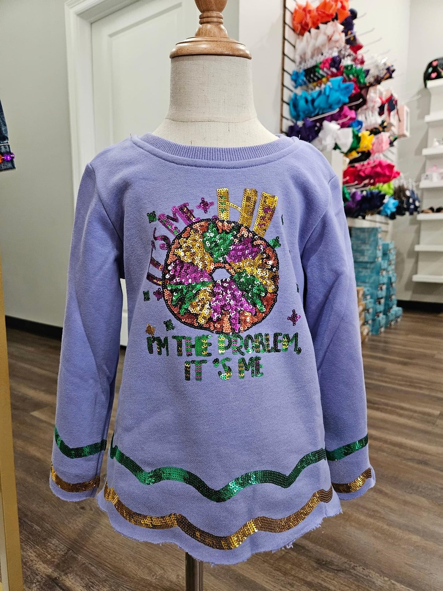 I’m The Problem Bell Sleeve King Cake Shirt
