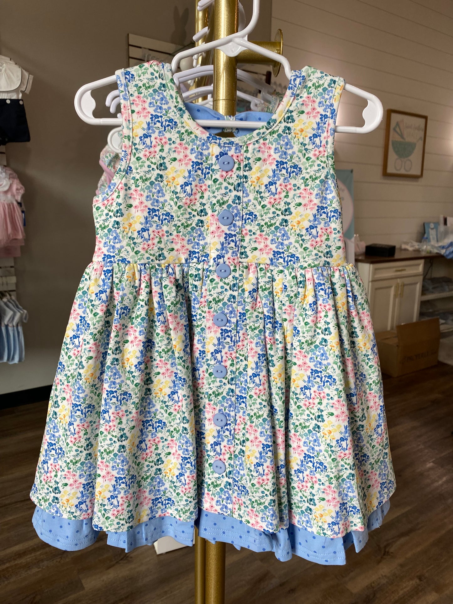 Swoon Baby Blue Floral dress